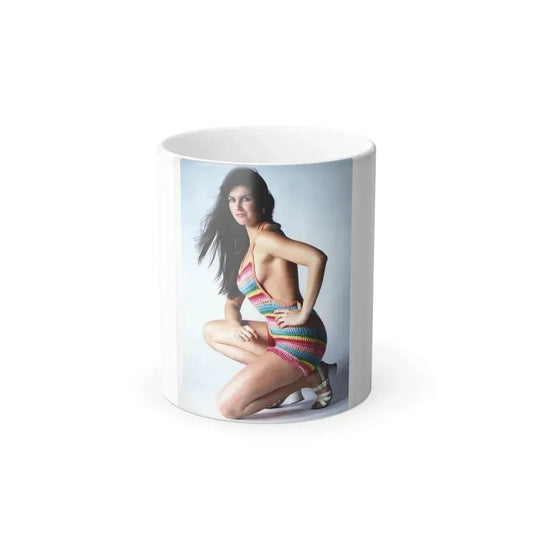 Caroline Munro #53 - 8x10 Color Full Body Glamour Photo Re-Strike from 70's (Vintage Female Icon) Color Changing Mug 11oz 11oz - Go Mug Yourself