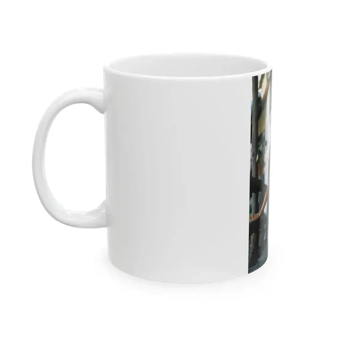 Caroline Munro #61 (Vintage Female Icon) White Coffee Mug - Go Mug Yourself