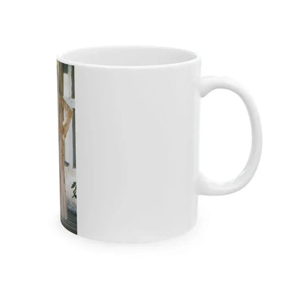 Caroline Munro #61 (Vintage Female Icon) White Coffee Mug - Go Mug Yourself