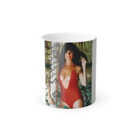 Caroline Munro #66 (Vintage Female Icon) Color Changing Mug 11oz 11oz - Go Mug Yourself
