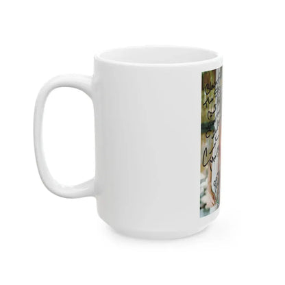 Caroline Munro #66 (Vintage Female Icon) White Coffee Mug - Go Mug Yourself