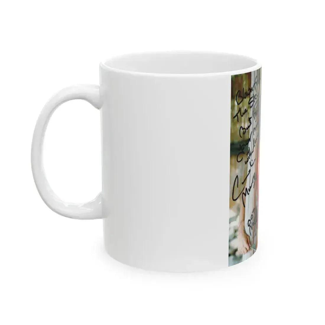 Caroline Munro #66 (Vintage Female Icon) White Coffee Mug - Go Mug Yourself