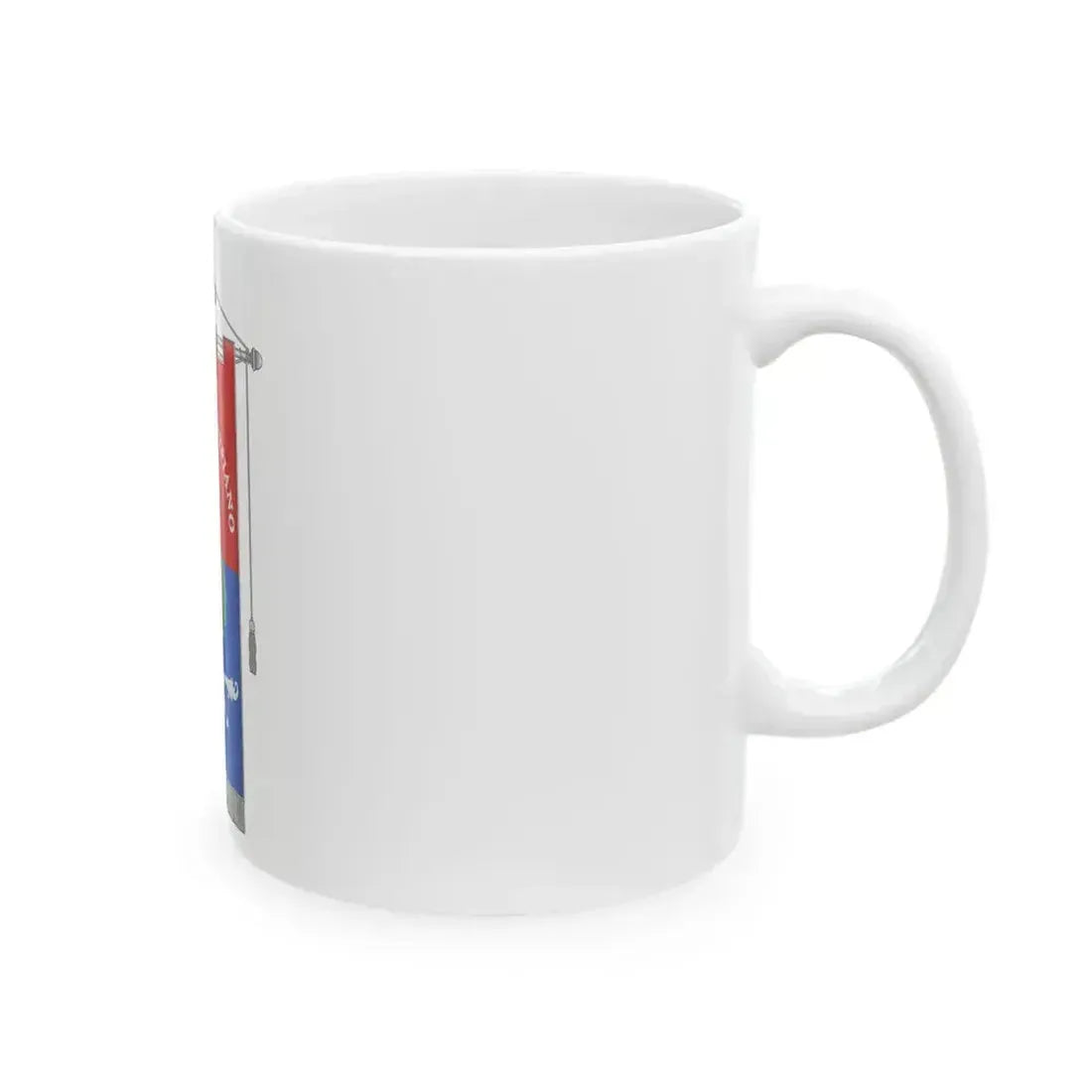 Carpiano-Gonfalone (Italy) White Coffee Mug - Go Mug Yourself