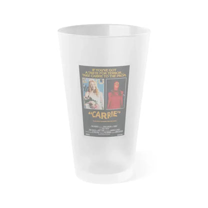 CARRIE 1976 Movie Poster - Frosted Pint Glass 16oz 16oz Frosted - Go Mug Yourself