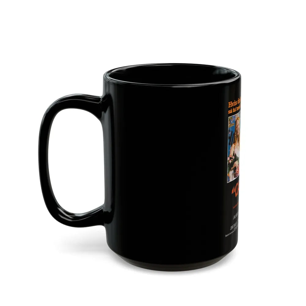 CARRIE (DANISH) 1976 Movie Poster - Black Coffee Mug-Go Mug Yourself