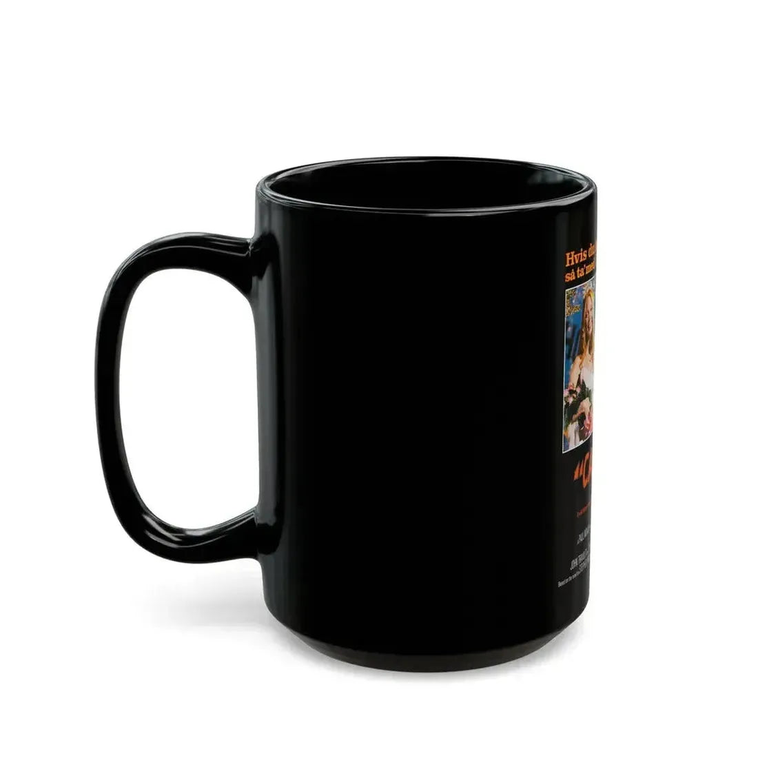 CARRIE (DANISH) 1976 Movie Poster - Black Coffee Mug - Go Mug Yourself