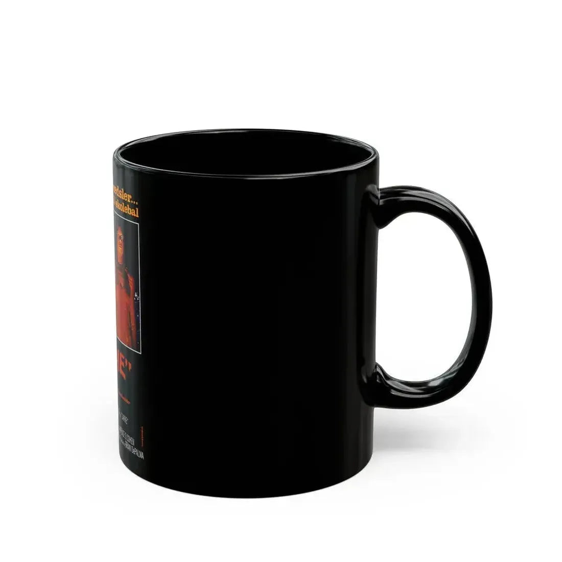 CARRIE (DANISH) 1976 Movie Poster - Black Coffee Mug - Go Mug Yourself