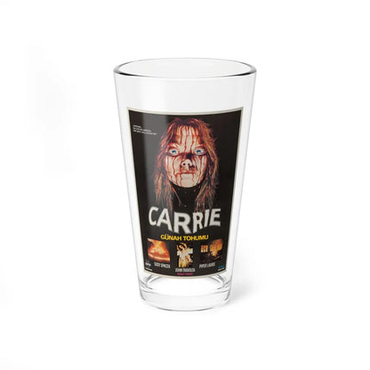 CARRIE (TURKISH) 1976 Movie Poster - Pint Glass 16oz-16oz-Go Mug Yourself