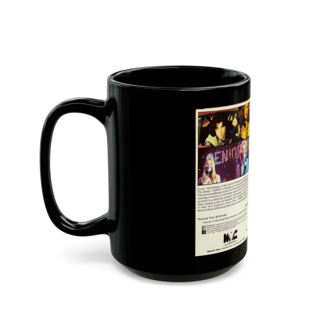 CARRIE (VHS COVER) - Black Coffee Mug - Go Mug Yourself