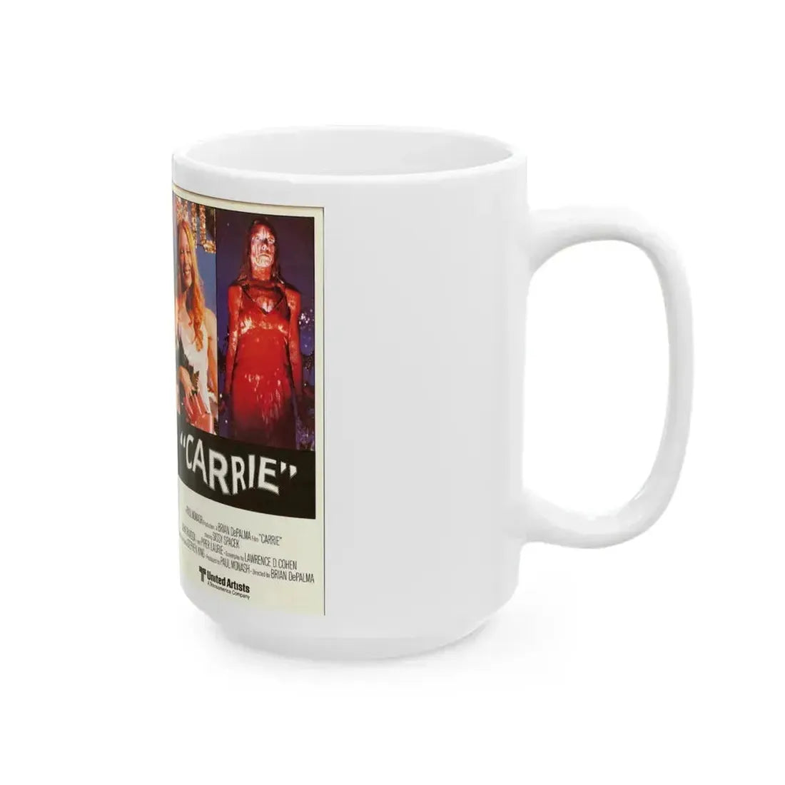 CARRIE (VHS COVER) - White Coffee Mug - Go Mug Yourself