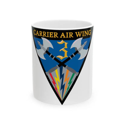 Carrier Air Wing 3 (U.S. Navy) White Coffee Mug-11oz-Go Mug Yourself