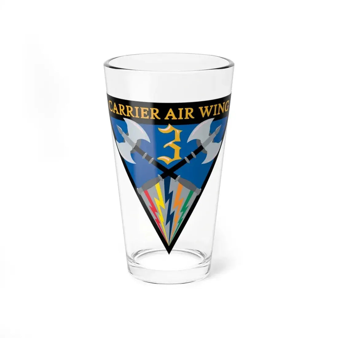 Carrier Air Wing 3 (U.S. Navy) Pint Glass 16oz 16oz - Go Mug Yourself