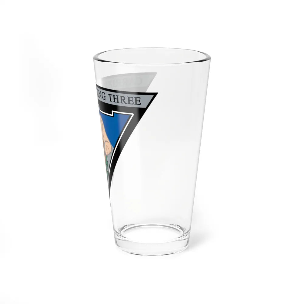 Carrier Air Wing 3 v2 (U.S. Navy) Pint Glass 16oz-Go Mug Yourself