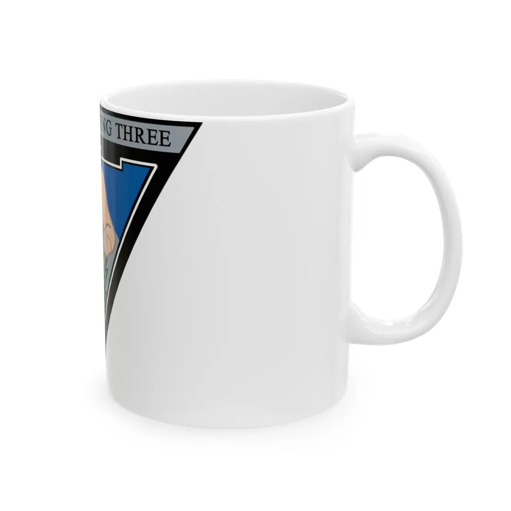 Carrier Air Wing 3 v2 (U.S. Navy) White Coffee Mug-Go Mug Yourself