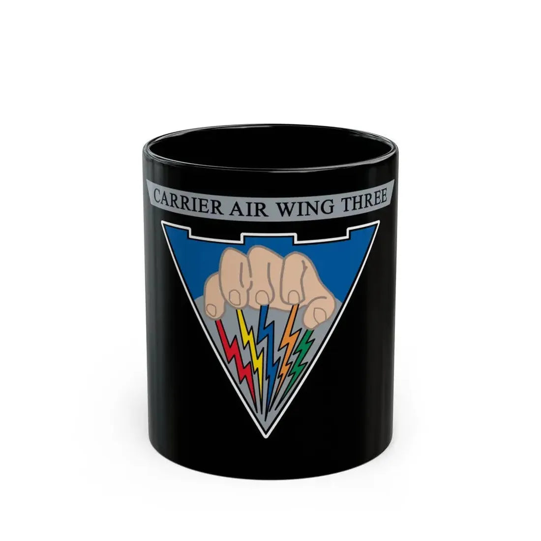 Carrier Air Wing 3 v2 (U.S. Navy) Black Coffee Mug 11oz - Go Mug Yourself
