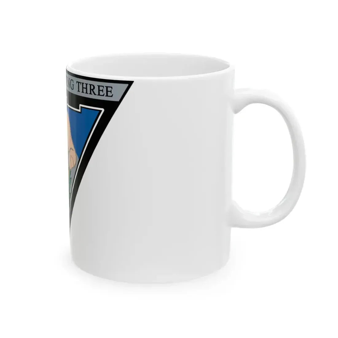 Carrier Air Wing 3 v2 (U.S. Navy) White Coffee Mug - Go Mug Yourself