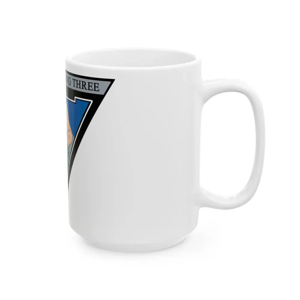 Carrier Air Wing 3 v2 (U.S. Navy) White Coffee Mug - Go Mug Yourself
