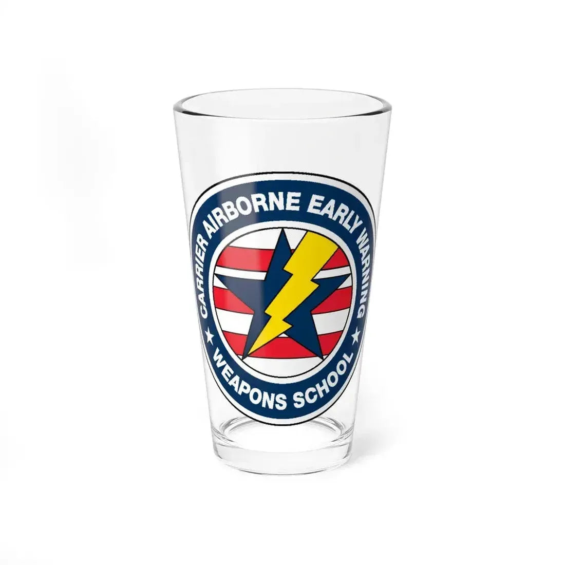 Carrier Airborne Early Warning Weapons School Bolt (U.S. Navy) Pint Glass 16oz 16oz - Go Mug Yourself