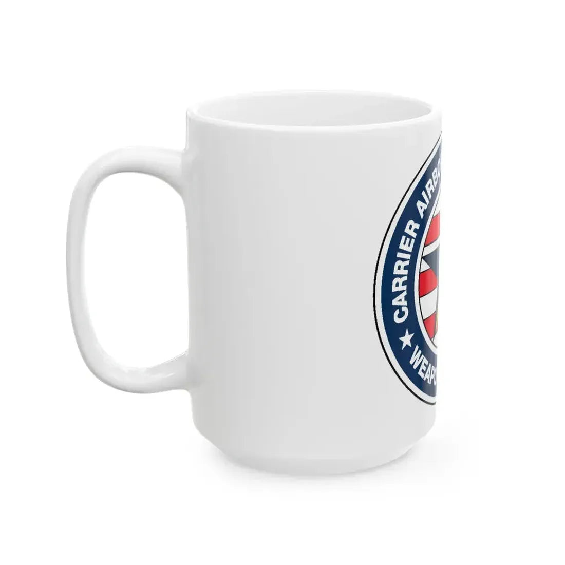Carrier Airborne Early Warning Weapons School Bolt (U.S. Navy) White Coffee Mug - Go Mug Yourself