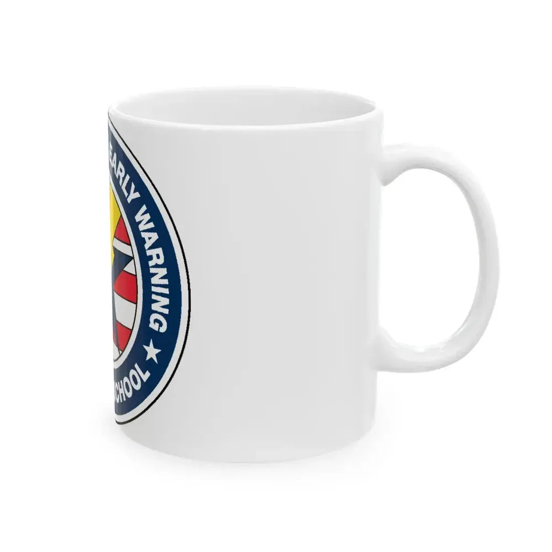 Carrier Airborne Early Warning Weapons School Bolt (U.S. Navy) White Coffee Mug - Go Mug Yourself