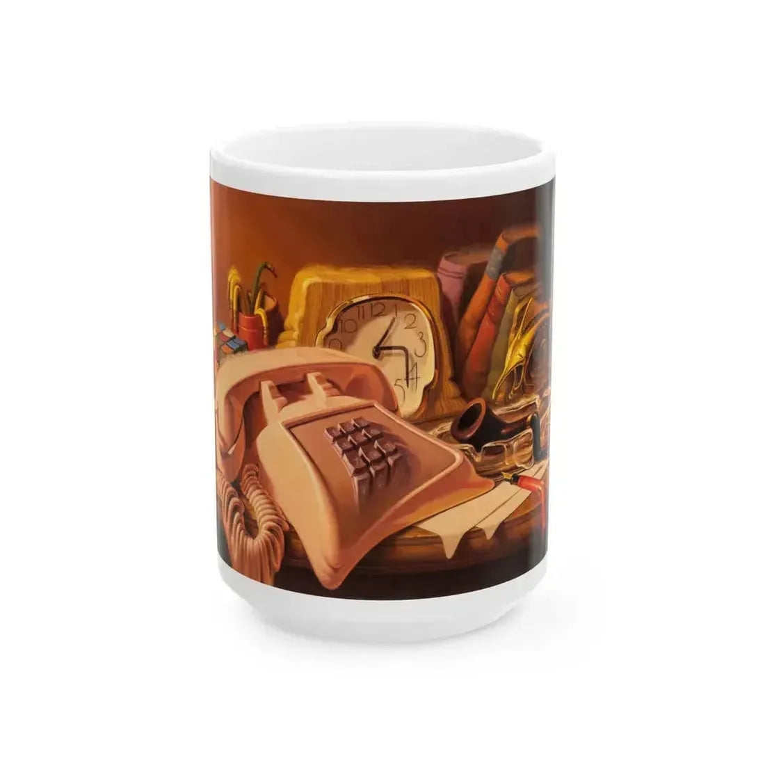 Carrier Help!, Carrier air-conditioning advertisement - White Coffee Mug 15oz - Go Mug Yourself