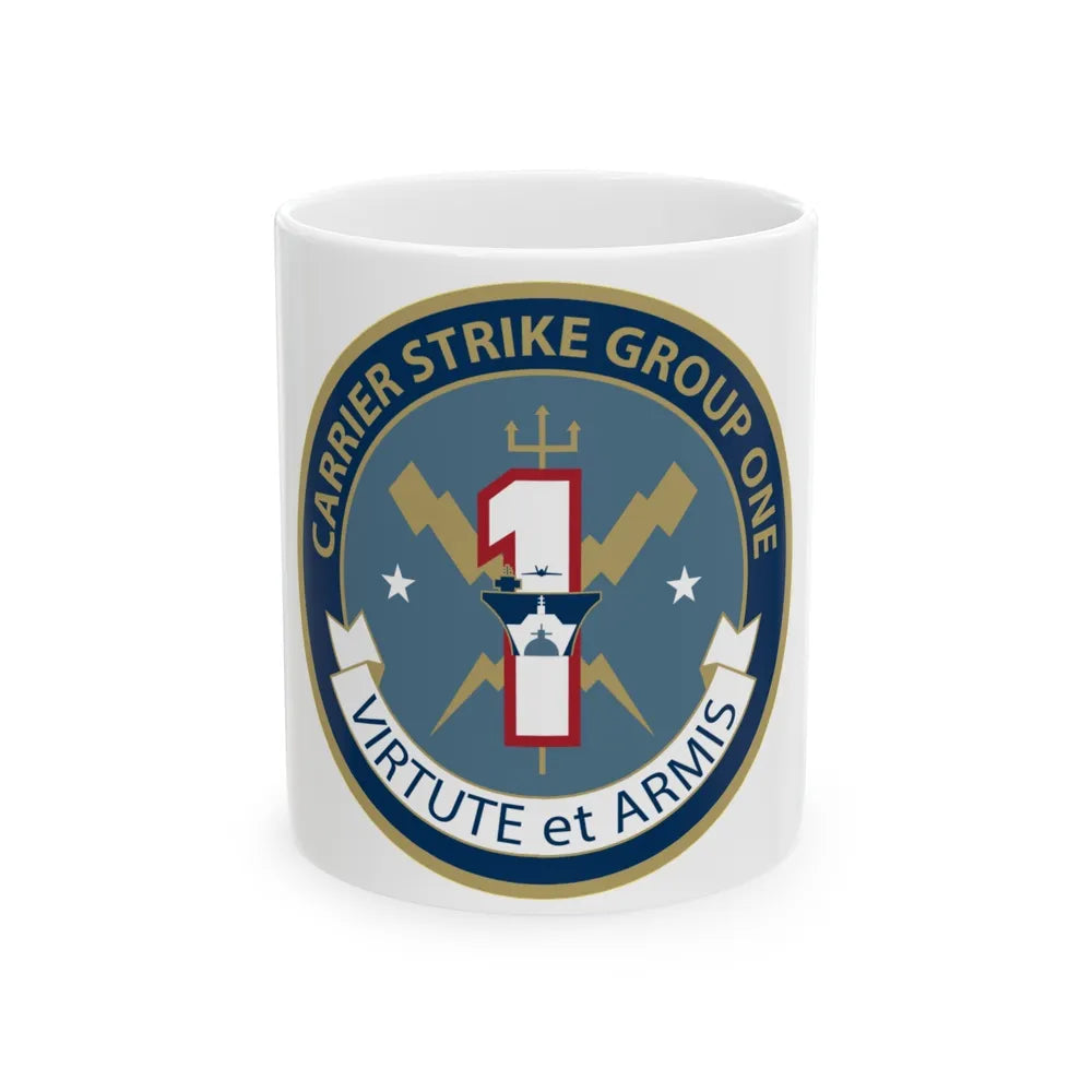 Carrier Strike Group 1 (U.S. Navy) White Coffee Mug-11oz-Go Mug Yourself