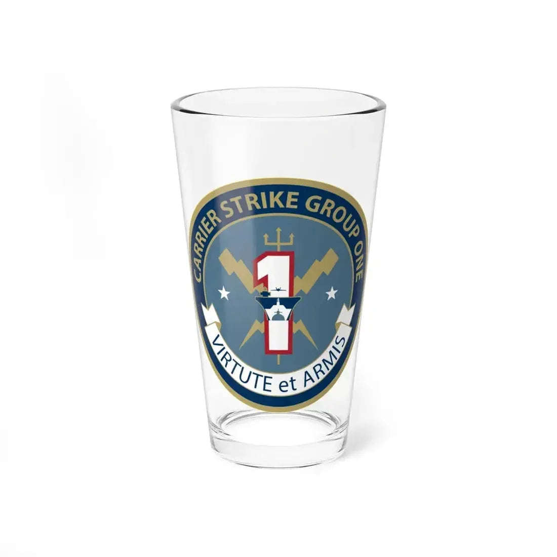 Carrier Strike Group 1 (U.S. Navy) Pint Glass 16oz - Go Mug Yourself