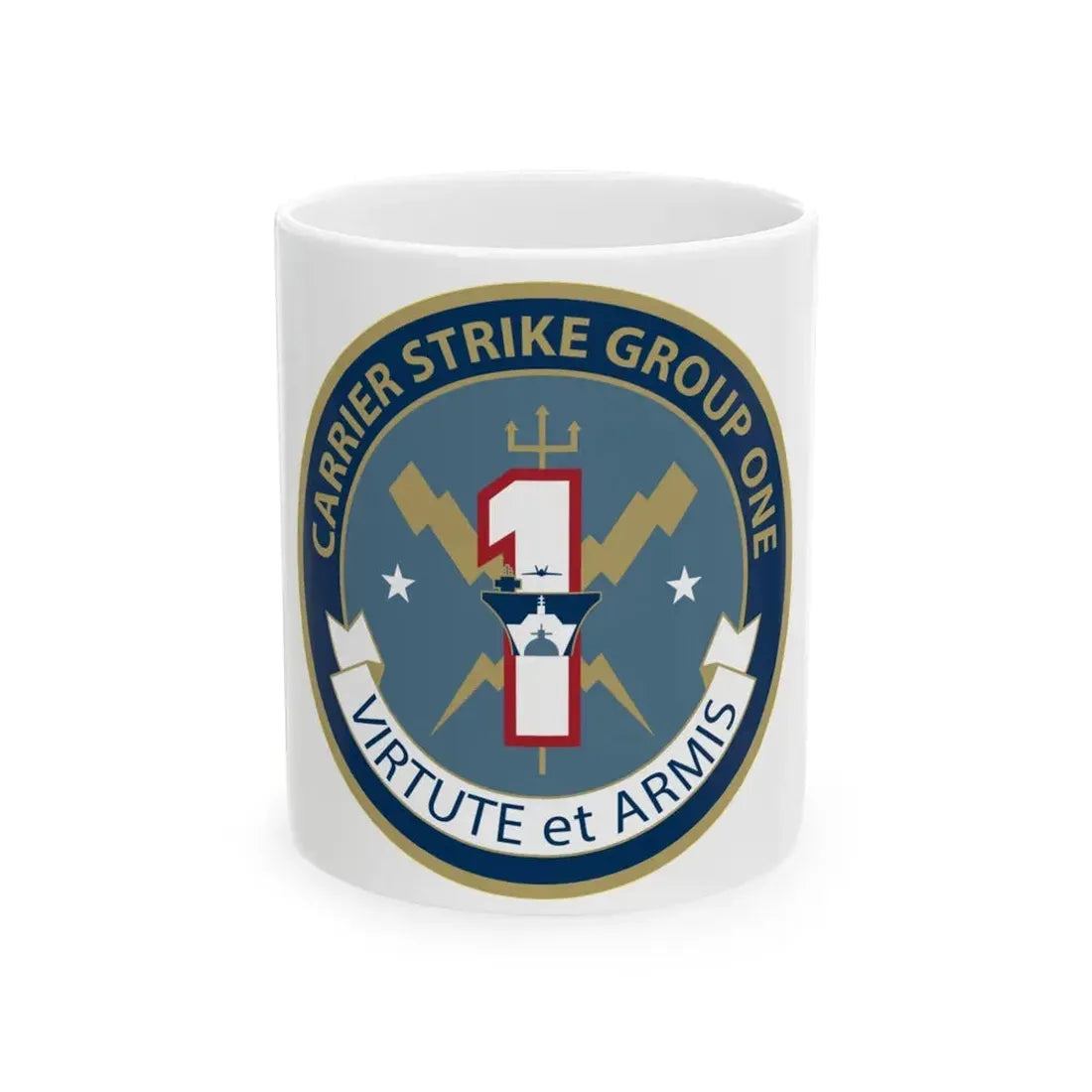 Carrier Strike Group 1 (U.S. Navy) White Coffee Mug 11oz - Go Mug Yourself