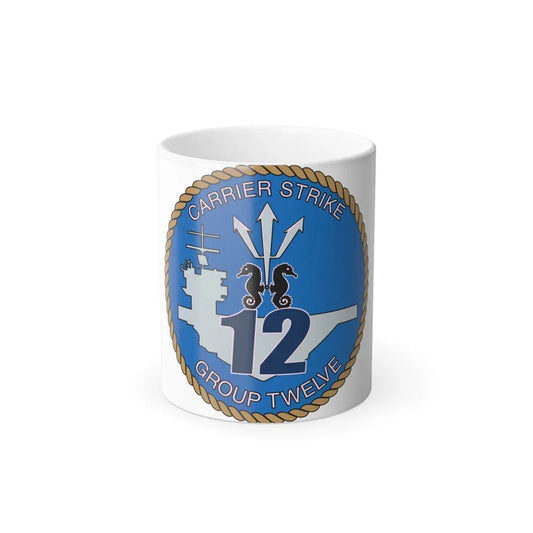 Carrier Strike Group 12 CSG 12 (U.S. Navy) Color Changing Mug 11oz Default Title 11oz - Go Mug Yourself