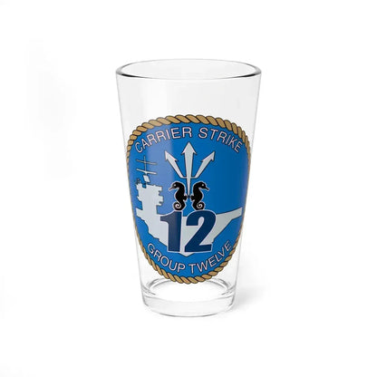 Carrier Strike Group 12 CSG 12 (U.S. Navy) Pint Glass 16oz - Go Mug Yourself