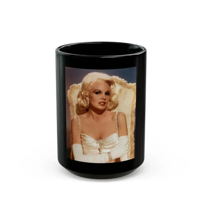 Carroll Baker #14 (Vintage Female Icon) Black Coffee Mug 15oz - Go Mug Yourself