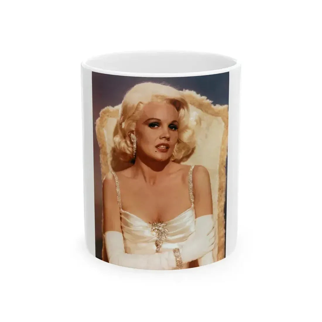 Carroll Baker #14 (Vintage Female Icon) White Coffee Mug 11oz - Go Mug Yourself