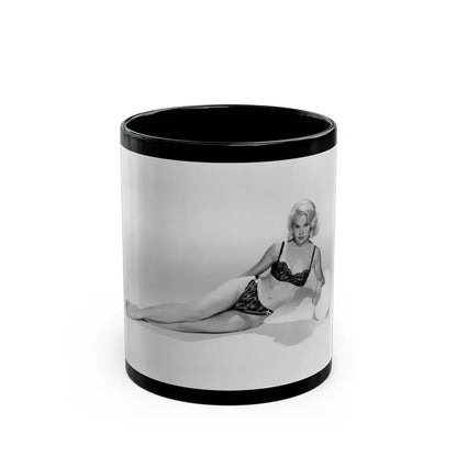Carroll Baker #23 (Vintage Female Icon) Black Coffee Mug 11oz - Go Mug Yourself