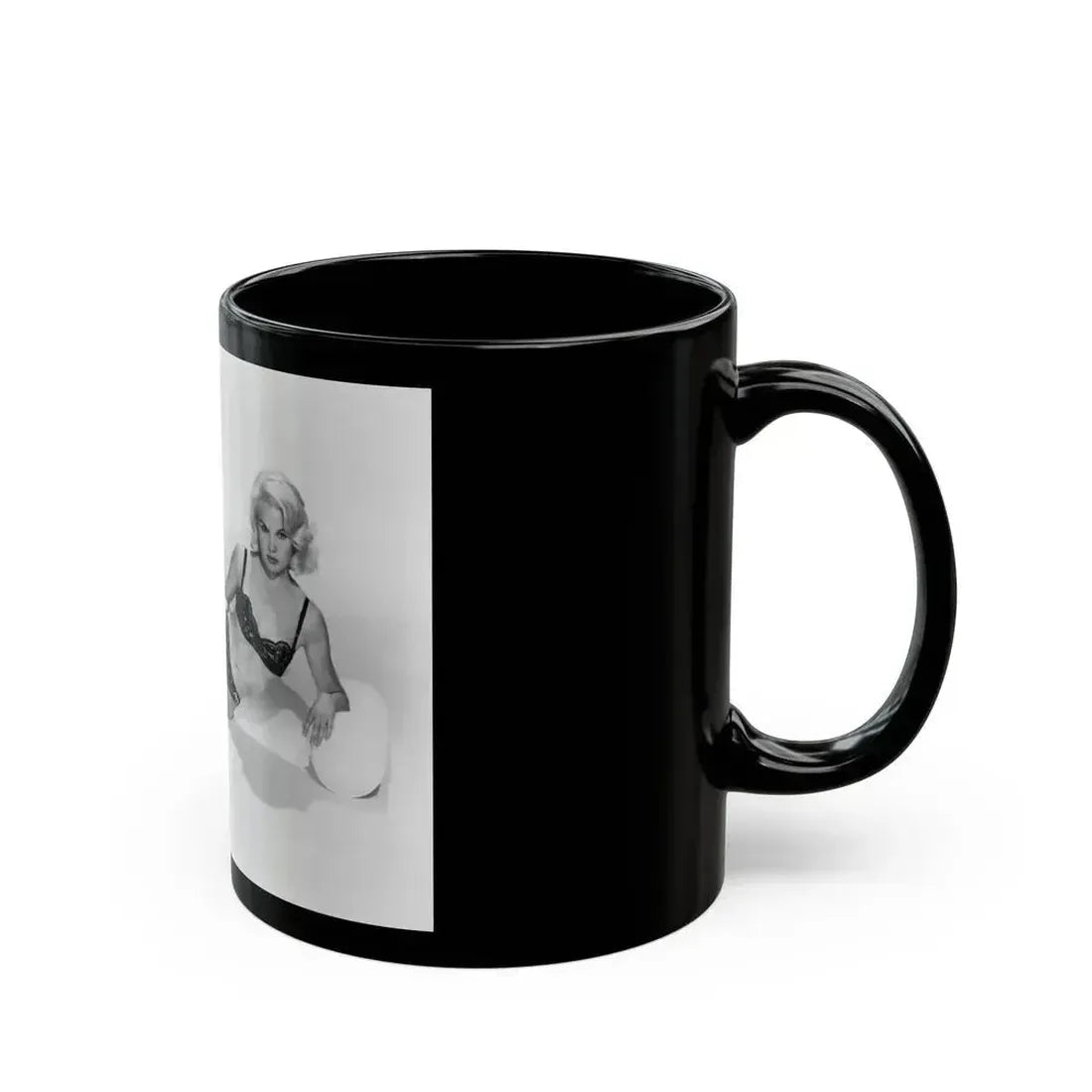 Carroll Baker #23 (Vintage Female Icon) Black Coffee Mug - Go Mug Yourself