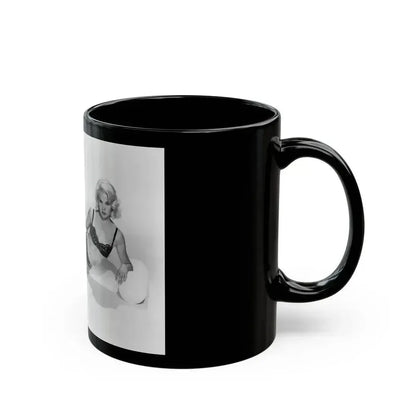 Carroll Baker #23 (Vintage Female Icon) Black Coffee Mug - Go Mug Yourself