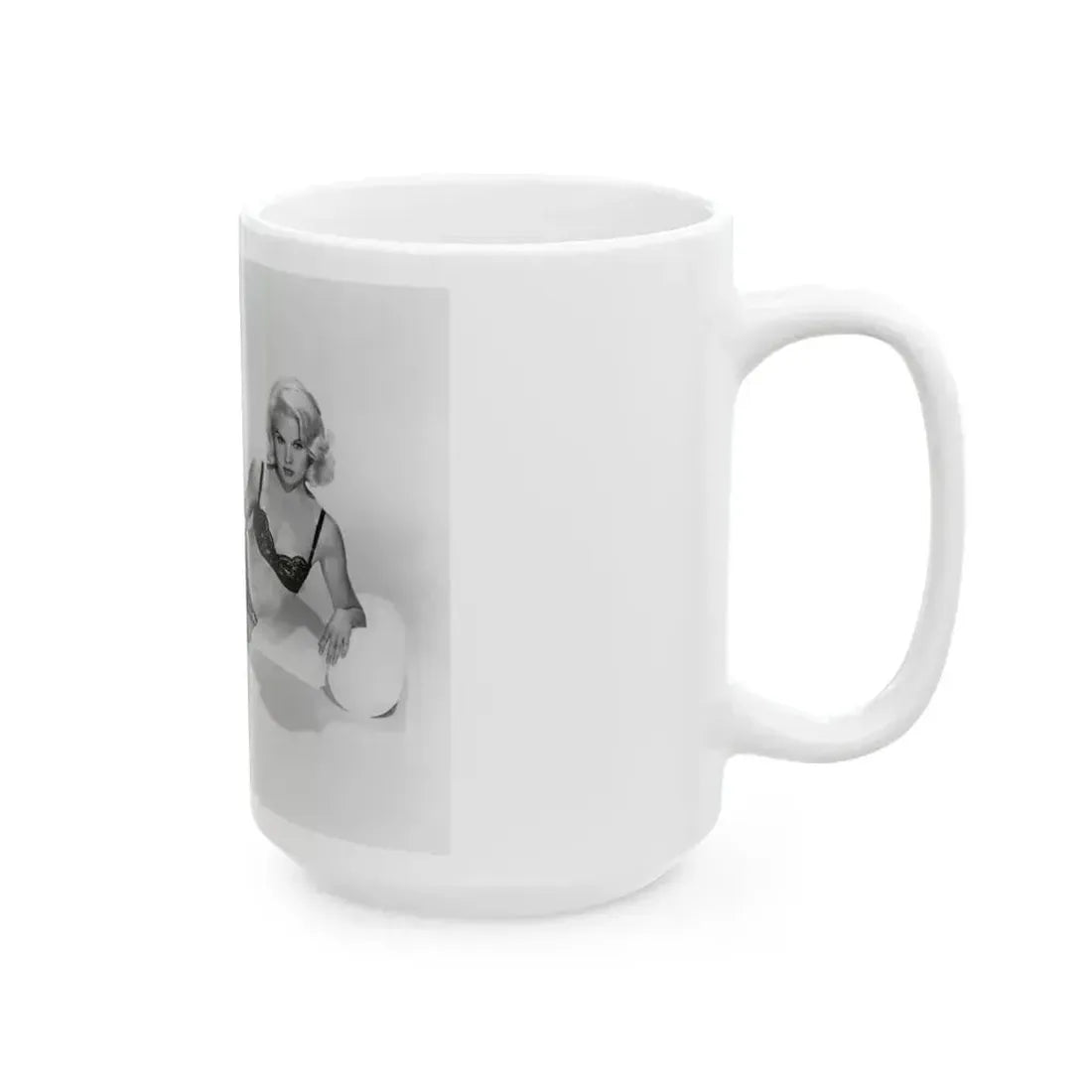 Carroll Baker #23 (Vintage Female Icon) White Coffee Mug - Go Mug Yourself