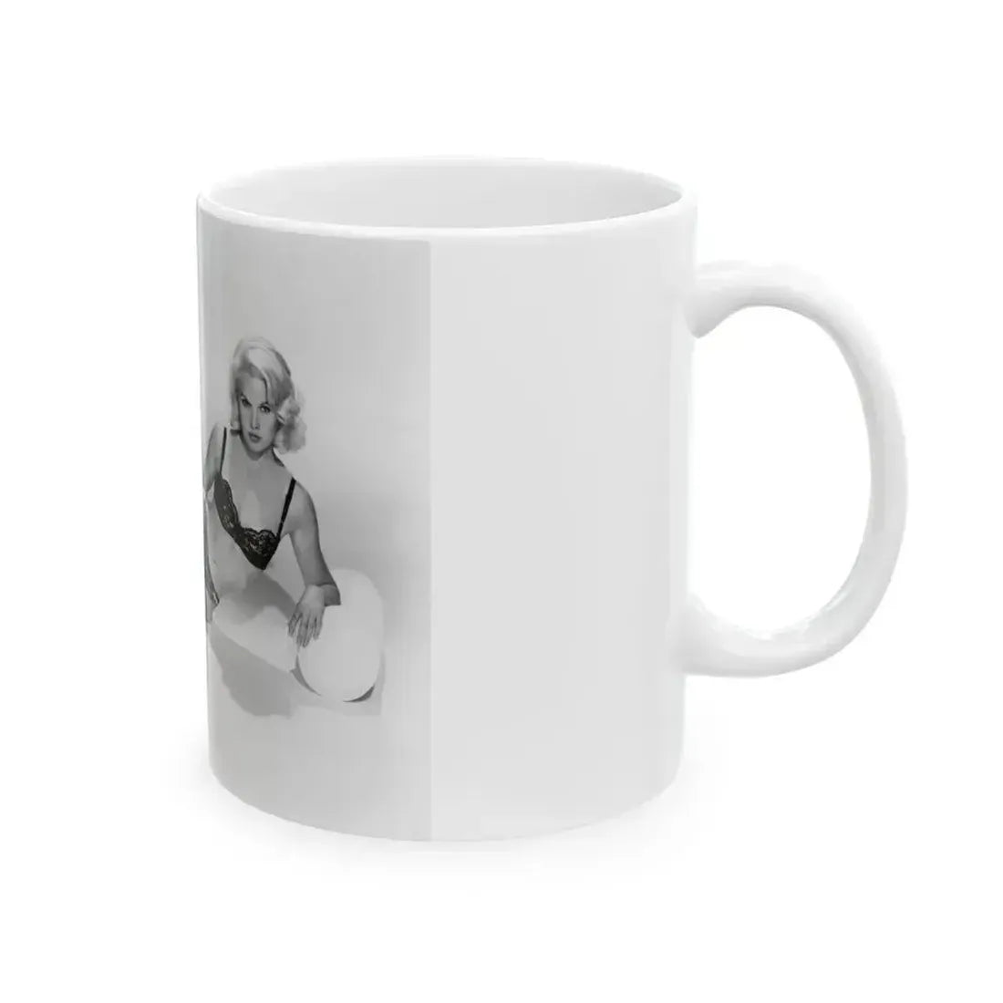Carroll Baker #23 (Vintage Female Icon) White Coffee Mug - Go Mug Yourself