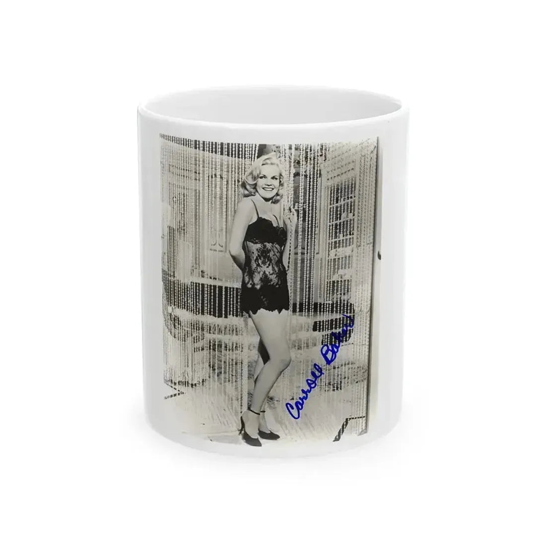 Carroll Baker #53 (Vintage Female Icon) White Coffee Mug 11oz - Go Mug Yourself