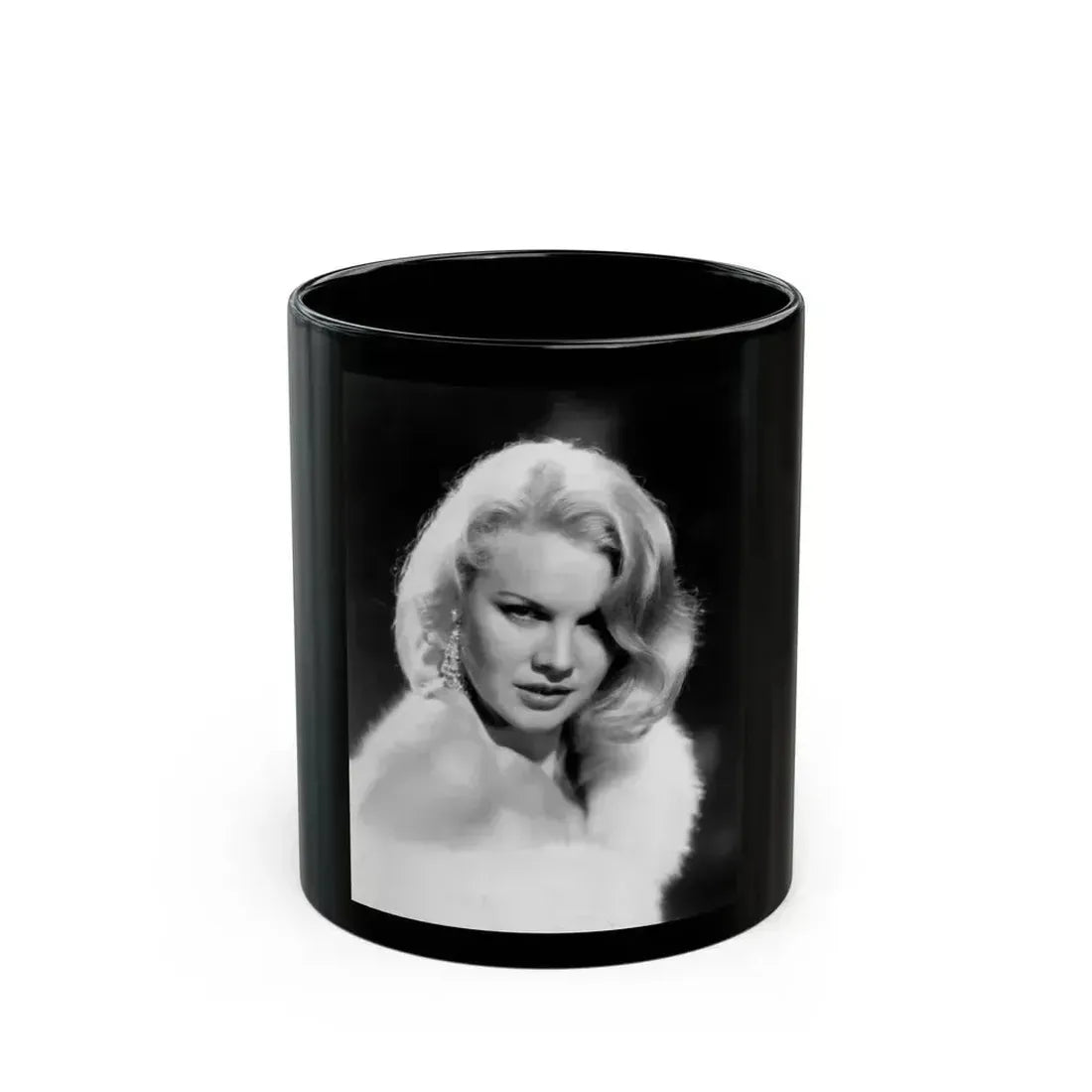 Carroll Baker #60 (Vintage Female Icon) Black Coffee Mug 11oz - Go Mug Yourself