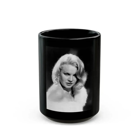 Carroll Baker #60 (Vintage Female Icon) Black Coffee Mug 15oz - Go Mug Yourself