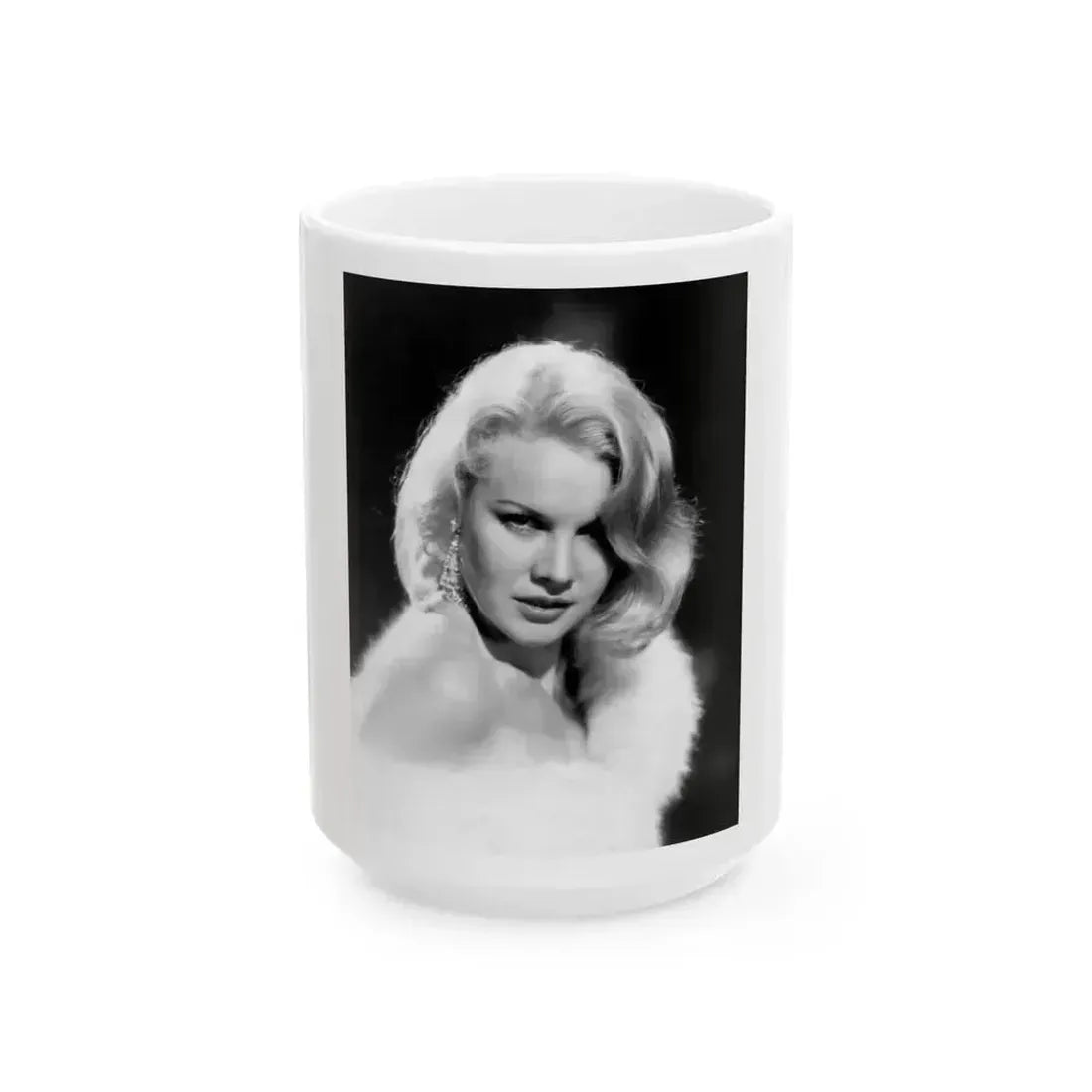 Carroll Baker #60 (Vintage Female Icon) White Coffee Mug 15oz - Go Mug Yourself