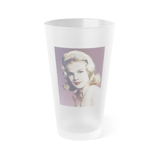 Carroll Baker #61 (Vintage Female Icon) Frosted Pint Glass 16oz-16oz-Frosted-Go Mug Yourself