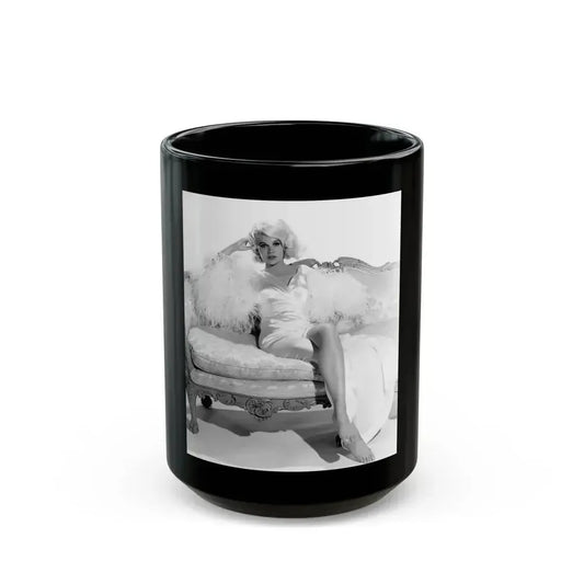 Carroll Baker #65 (Vintage Female Icon) Black Coffee Mug 15oz - Go Mug Yourself