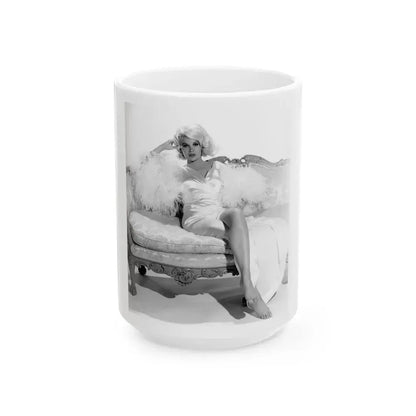Carroll Baker #65 (Vintage Female Icon) White Coffee Mug 15oz - Go Mug Yourself
