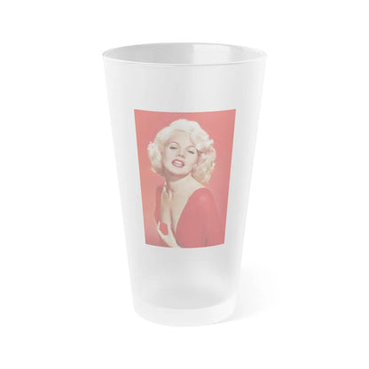 Carroll Baker #70 (Vintage Female Icon) Frosted Pint Glass 16oz-16oz-Frosted-Go Mug Yourself