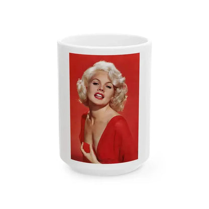 Carroll Baker #70 (Vintage Female Icon) White Coffee Mug 15oz - Go Mug Yourself