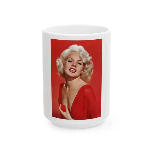Carroll Baker #70 (Vintage Female Icon) White Coffee Mug 15oz - Go Mug Yourself