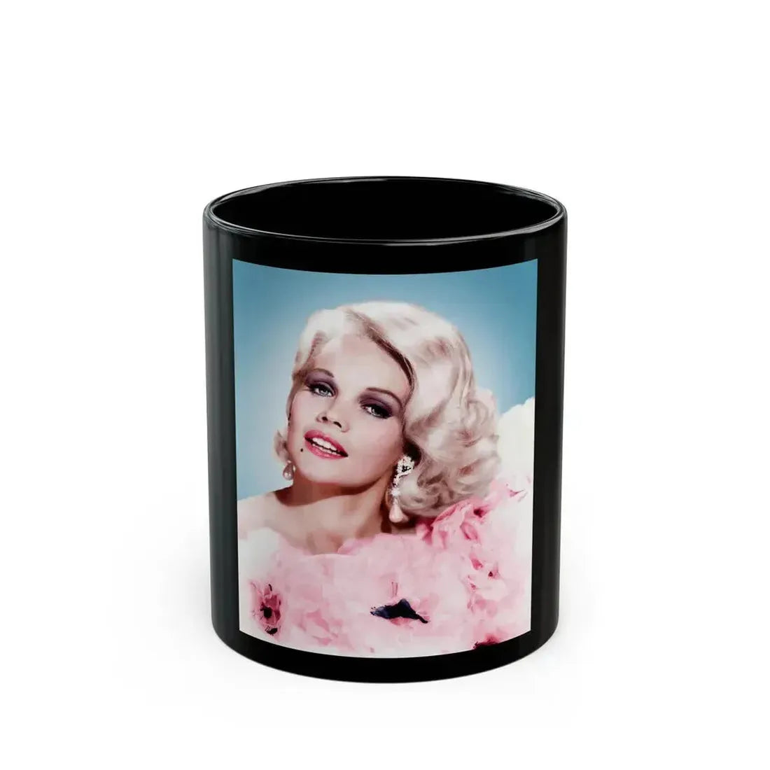 Carroll Baker #72 (Vintage Female Icon) Black Coffee Mug 11oz - Go Mug Yourself