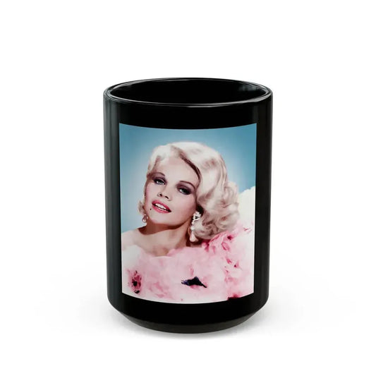 Carroll Baker #72 (Vintage Female Icon) Black Coffee Mug 15oz - Go Mug Yourself