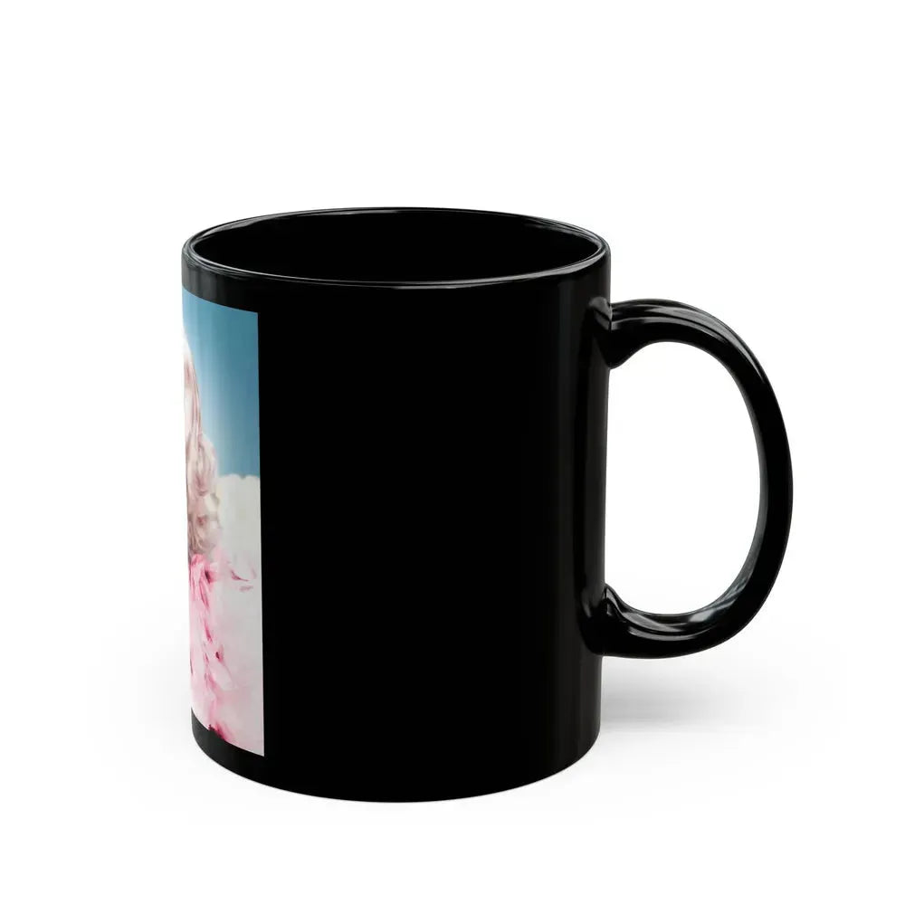 Carroll Baker #72 (Vintage Female Icon) Black Coffee Mug - Go Mug Yourself